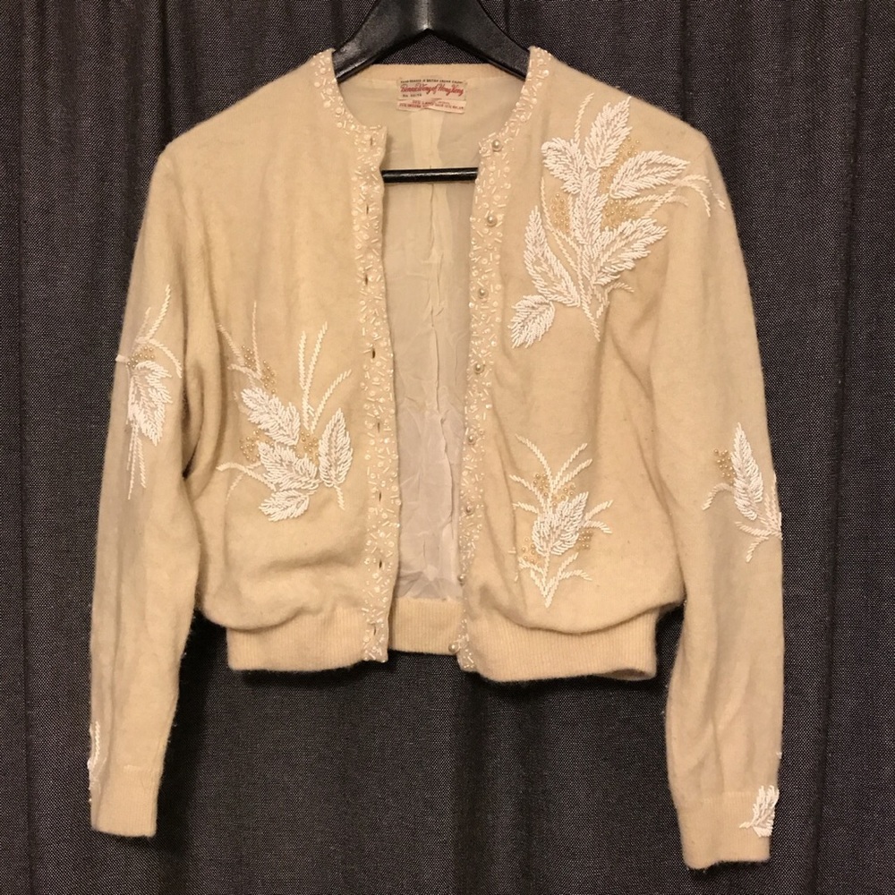 Vintage beaded sweater